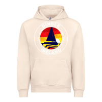 Sandshell dingle ireland vintage sailboat 70s retro sunset Urban Hoodie - artisFamous