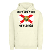Pigment Pistachio don't new york my florida t shirt flag Urban Hoodie - artisFamous