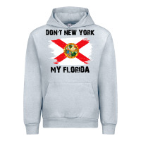 Heather Grey don't new york my florida t shirt flag Urban Hoodie - artisFamous