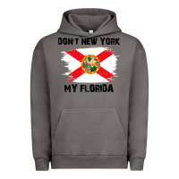 Pigment Tornado don't new york my florida t shirt flag Urban Hoodie - artisFamous
