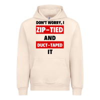 Sandshell don't worry i zip tied and duct taped it Urban Hoodie - artisFamous