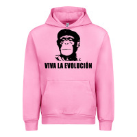 Fuchsia Pink viva la evolucion Urban Hoodie - artisFamous