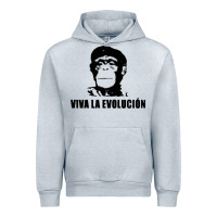 Heather Grey viva la evolucion Urban Hoodie - artisFamous