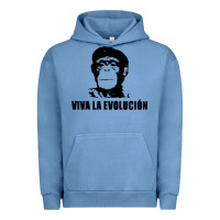 Pigment Pebble Blue viva la evolucion Urban Hoodie - artisFamous