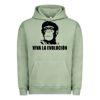 Pigment Oil Green viva la evolucion Urban Hoodie - artisFamous
