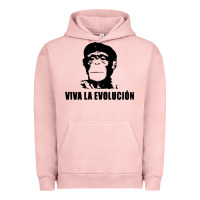 Pigment Salmon viva la evolucion Urban Hoodie - artisFamous