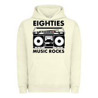 Pigment Pistachio eighties music rocks Urban Hoodie - artisFamous