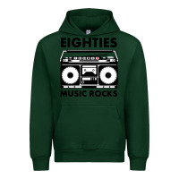 Forest Green eighties music rocks Urban Hoodie - artisFamous