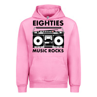 Fuchsia Pink eighties music rocks Urban Hoodie - artisFamous