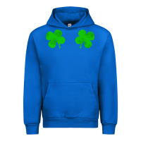 Cobalt four leaf clover Urban Hoodie - artisFamous