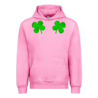Fuchsia Pink four leaf clover Urban Hoodie - artisFamous