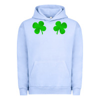Pigment Grape Ice four leaf clover Urban Hoodie - artisFamous