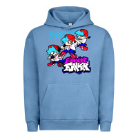 Pigment Pebble Blue friday night funkin boyfriend Urban Hoodie - artisFamous