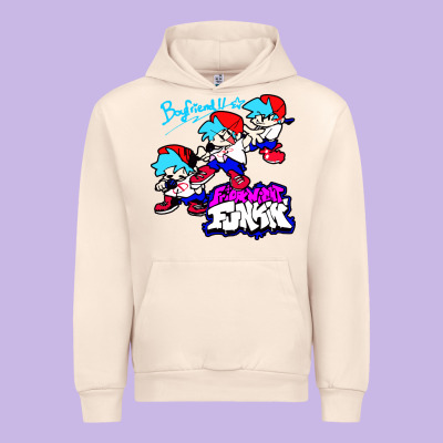 Friday Night Funkin Boyfriend Urban Hoodie Designed By Artisfamous