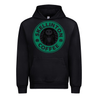 Black skeleton coffee halloween Urban Hoodie - artisFamous
