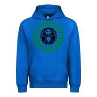 Cobalt skeleton coffee halloween Urban Hoodie - artisFamous