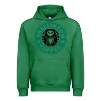 Emerald skeleton coffee halloween Urban Hoodie - artisFamous