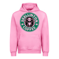 Fuchsia Pink skeleton coffee halloween Urban Hoodie - artisFamous