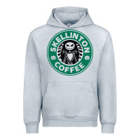 Heather Grey skeleton coffee halloween Urban Hoodie - artisFamous