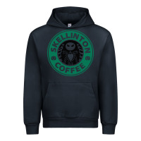 Navy skeleton coffee halloween Urban Hoodie - artisFamous