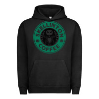 Pigment Black skeleton coffee halloween Urban Hoodie - artisFamous