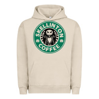 Pigment French Oak skeleton coffee halloween Urban Hoodie - artisFamous