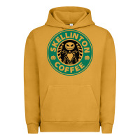 Pigment Peanut Butter skeleton coffee halloween Urban Hoodie - artisFamous