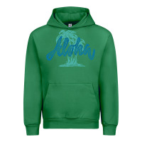 Emerald hawaii aloha art Urban Hoodie - artisFamous