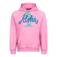 Fuchsia Pink hawaii aloha art Urban Hoodie - artisFamous