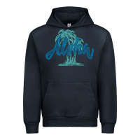 Navy hawaii aloha art Urban Hoodie - artisFamous