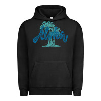 Pigment Black hawaii aloha art Urban Hoodie - artisFamous
