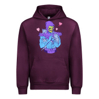 Mauve Wine skeletor's cat Urban Hoodie - artisFamous