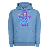 Pigment Pebble Blue skeletor's cat Urban Hoodie - artisFamous