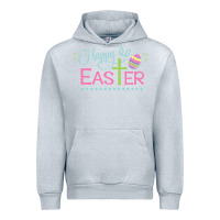 Heather Grey happy easter Urban Hoodie - artisFamous