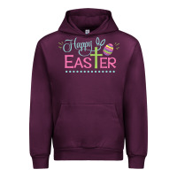 Mauve Wine happy easter Urban Hoodie - artisFamous