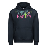Navy happy easter Urban Hoodie - artisFamous