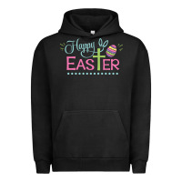 Pigment Black happy easter Urban Hoodie - artisFamous