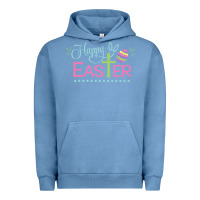 Pigment Pebble Blue happy easter Urban Hoodie - artisFamous