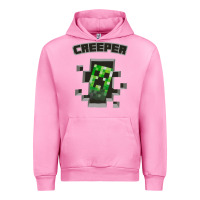 Fuchsia Pink creeper Urban Hoodie - artisFamous