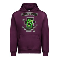 Mauve Wine creeper Urban Hoodie - artisFamous