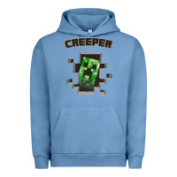 Pigment Pebble Blue creeper Urban Hoodie - artisFamous