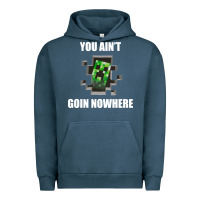 Pigment Midnight Navy creeper meme Urban Hoodie - artisFamous