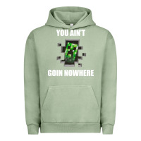 Pigment Oil Green creeper meme Urban Hoodie - artisFamous
