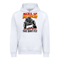 White funny mudding Urban Hoodie - artisFamous