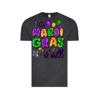 Vintage Black It's Mardi Gras y'all Vintage Tee - FaDigitalArtStudio
