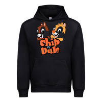 Black chip n dale Urban Hoodie - artisFamous