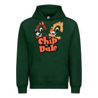 Forest Green chip n dale Urban Hoodie - artisFamous