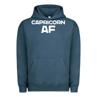Pigment Midnight Navy capricorn af zodiac sign Urban Hoodie - artisFamous