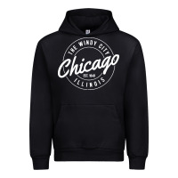 Black chicago Urban Hoodie - artisFamous