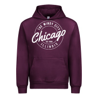 Mauve Wine chicago Urban Hoodie - artisFamous